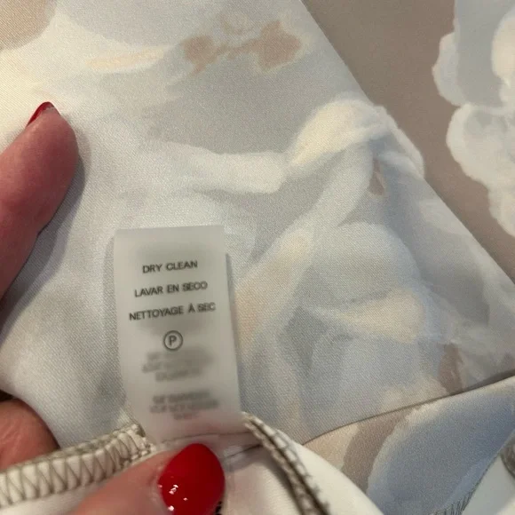 Calvin Klein Cream Tan Sheath Midi Dress Sleeveless NWT SZ 10 - Picture 5 of 14